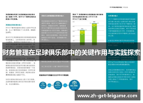 财务管理在足球俱乐部中的关键作用与实践探索 财务管理在足球俱乐部中的关键作用与实践探索